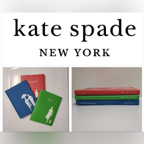 Kate Spade NY Manners Style & Occasions 2004 Three Table Book Collection Set - Picture 1 of 16
